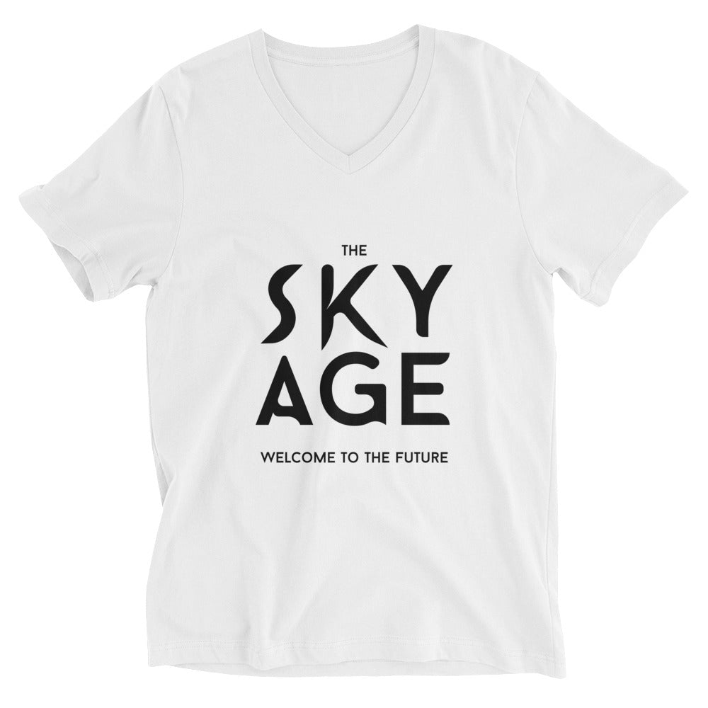 Unisex Short Sleeve V-Neck T-Shirt